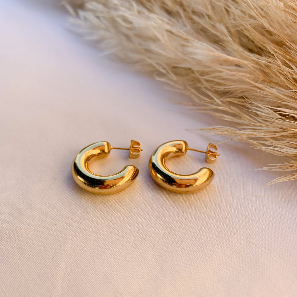 Tilly Thick Gold Hoops